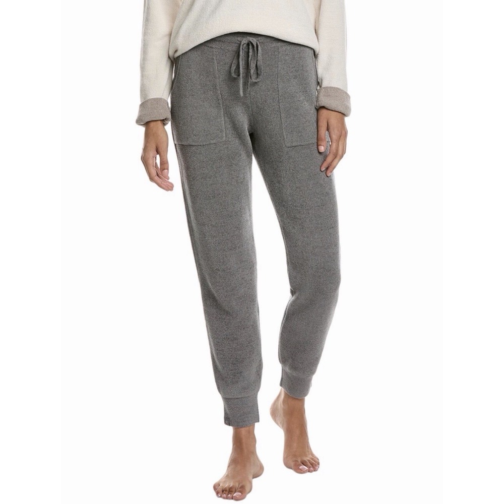 Barefoot Dreams Cozychic Lite Jogger Glacier Gray 3X Petite Lounge Comfy